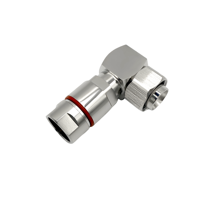 Gamma RF Compression Connectors Right Angle 4.3-10 male