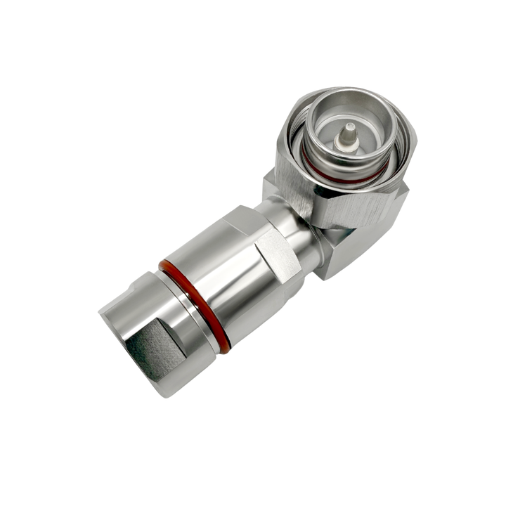 Gamma RF Compression Connectors Right Angle 4.3-10 male