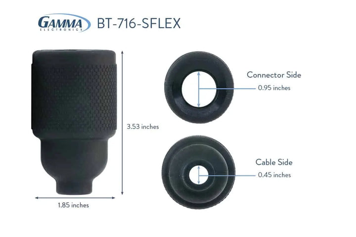 Gamma 4.3-10 RF Weatherproof Boot - Gamma Electronics