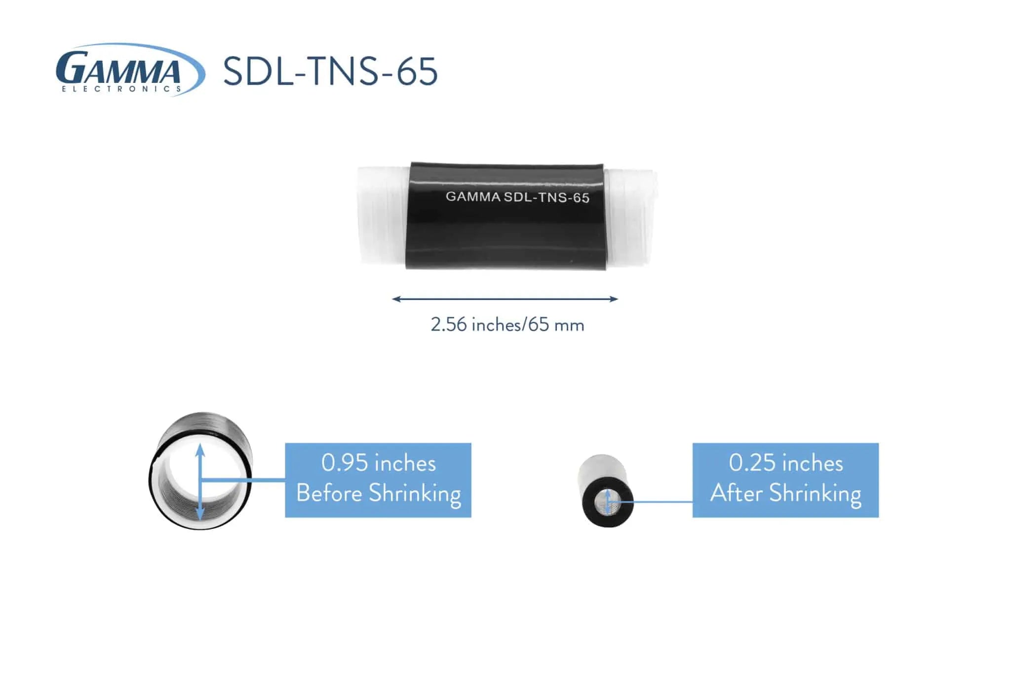 TN　サブ SDL-TNS-65 Cold Shrink Tubing – Gamma Electronics