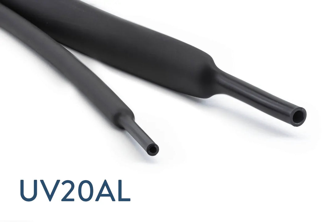 UV20AL: UV Resistant, Adhesive Lined, Polyolefin Heat Shrinkable Tubing - Gamma Electronics