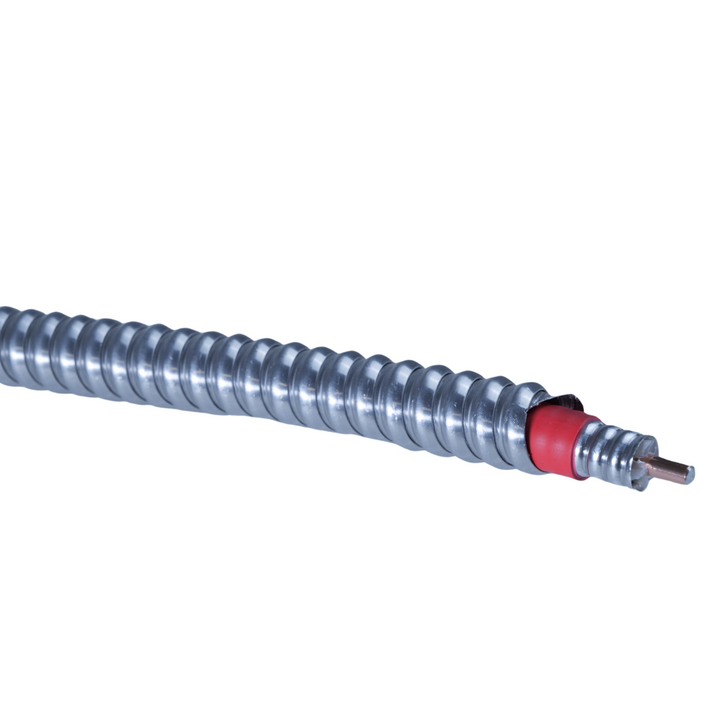 Armor-Clad, Aluminum-Shielded Coaxial Air-Core Red Cable - Gamma Electronics