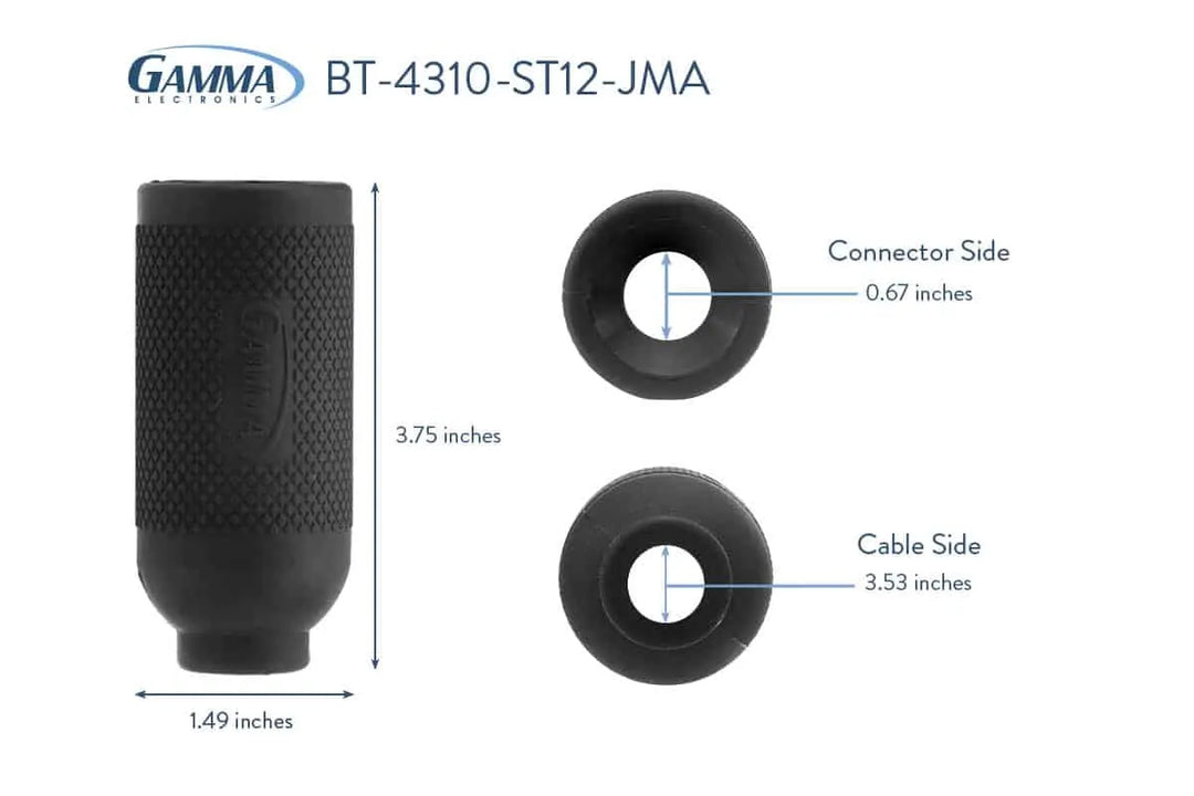 Gamma 4.3-10 RF Weatherproof Boot - Gamma Electronics