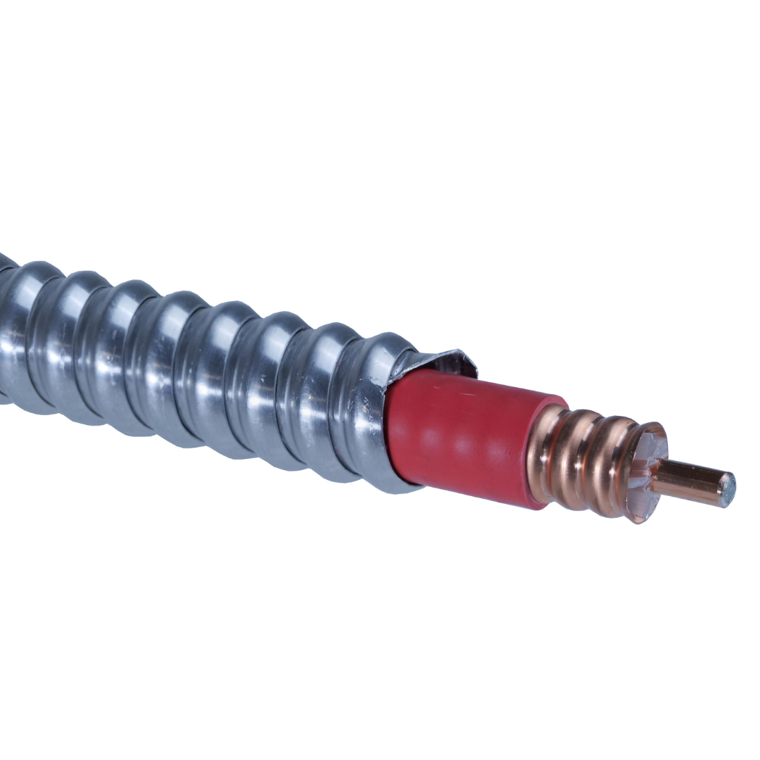 Armored Cable Ringer Armorflex - Copper-Shielded Coaxial Air-Core Red 500 Ft Cable PN: PLN ...