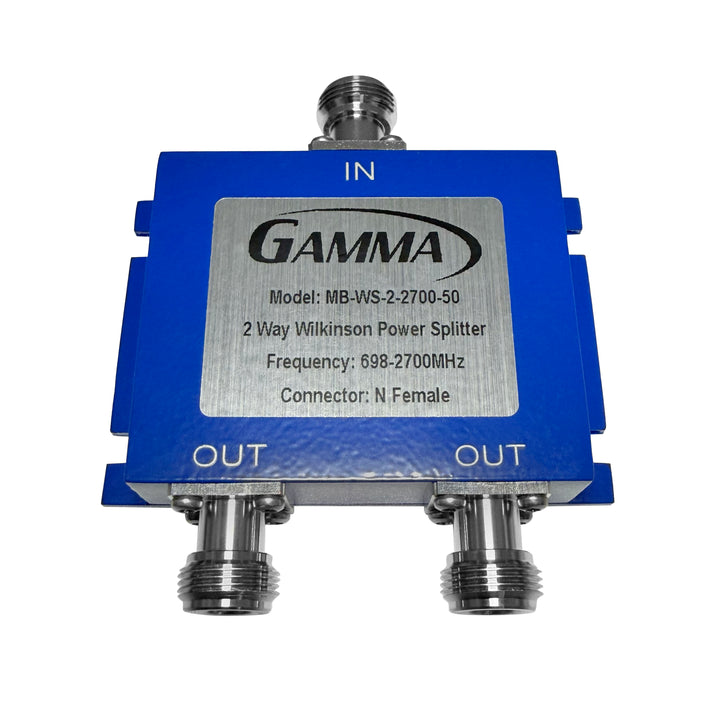 Mid-Band Wilkinson Splitters - MB-WS-2-2700-50