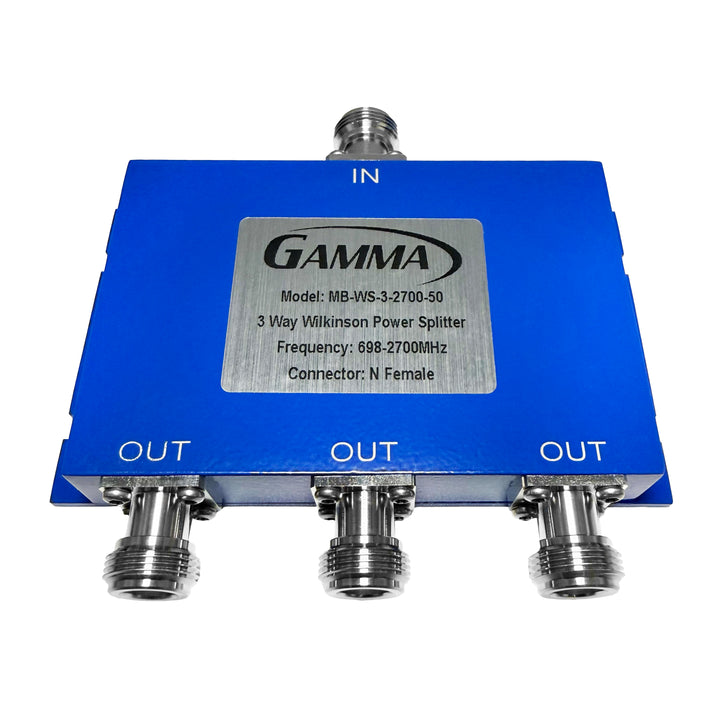 Mid-Band Wilkinson Splitters - MB-WS-3-2700-50